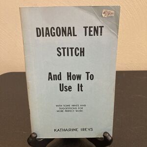 Diagonal Tent Stitch How to Use‎ Katharine Ireys Book Instruction Needlework